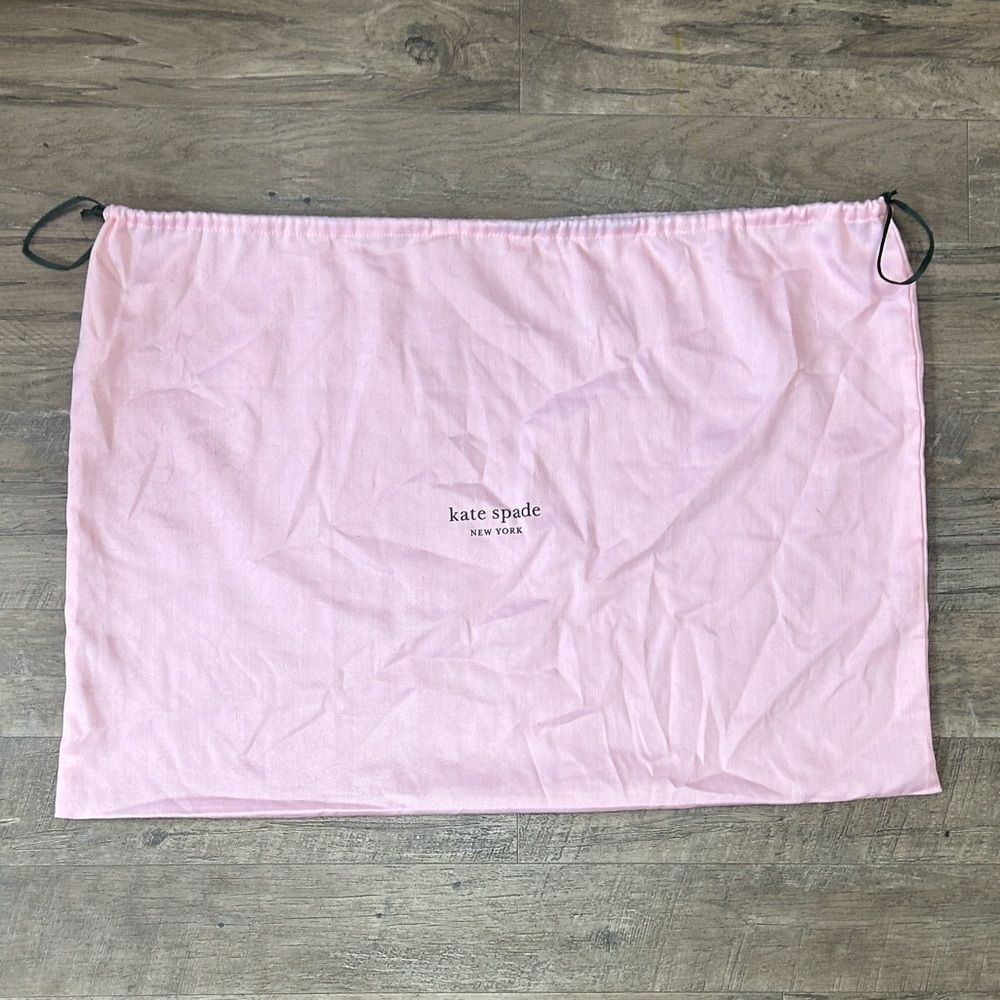 A10 | Kate Spade Light Pink Drawstring dust jacket Bag
